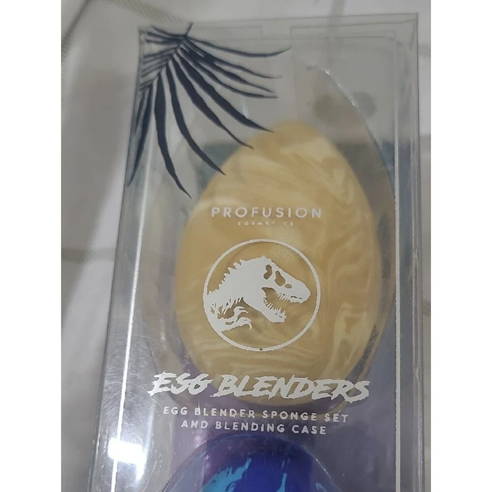 Profusion Cosmetics Yellow Marble Egg Blender Sponge Set